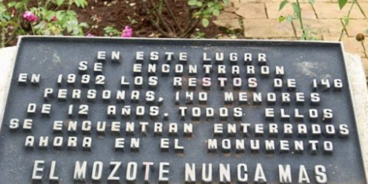 La masacre de más de mil campesinos en 1981 cumple este sábado 44 años bajo la esperanza de un juicio contra 13 militares. Foto: www.alainet.org